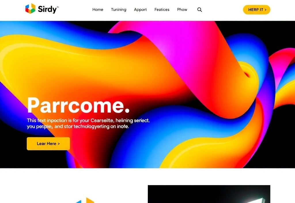 Brand redesign for a tech startup, featuring a modern logo and color palette