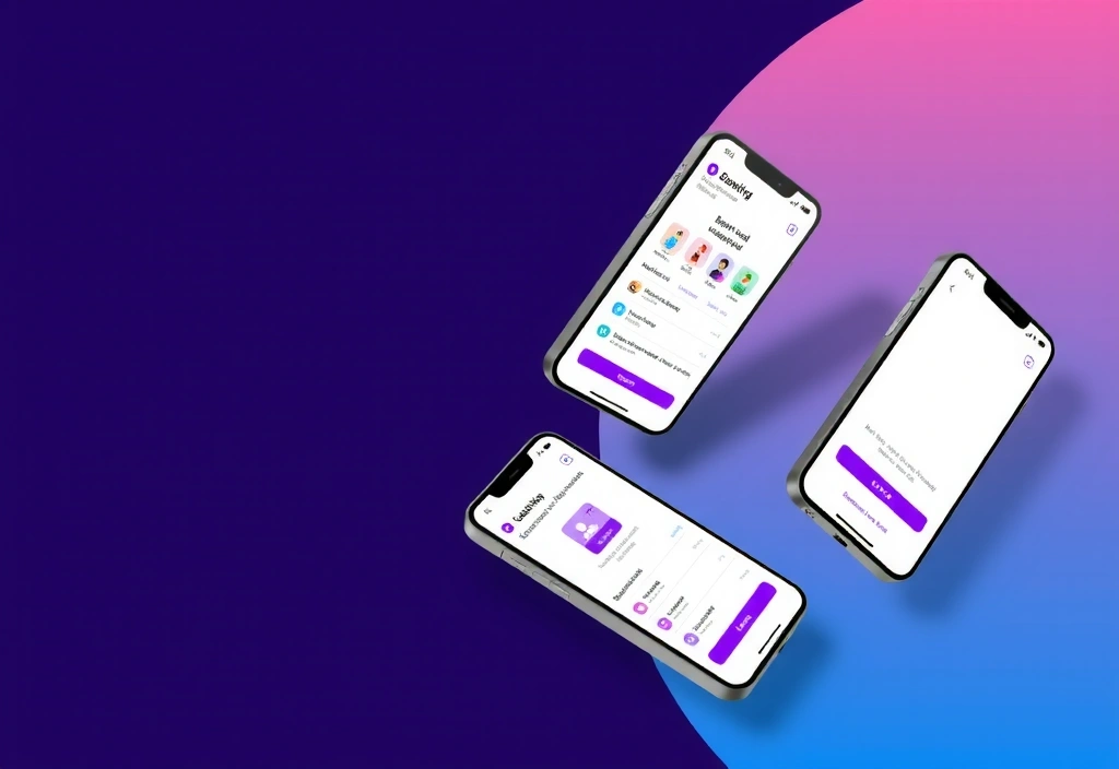 User interface design for a mobile banking application
