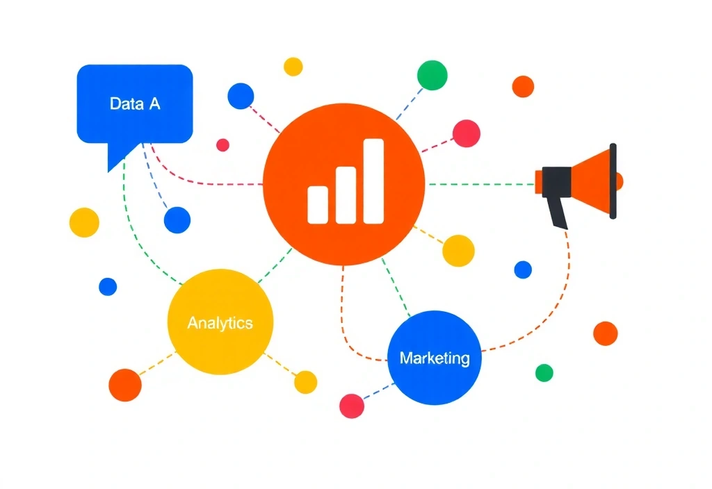Data flow visualization with key insights